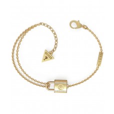 GUESS Βραχιόλι από επιχρυσωμένο ανοξείδωτο ατσάλι JUBB01100JWYGS